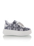 Sneakers Perla pitone / grau