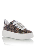 Sneakers Perla pitone / braun