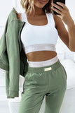 Damen-jogginganzüge dreiteiliges Milan Khaki