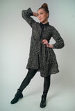Langarm kleid, verschiedene farbe