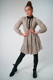 Langarm kleid, verschiedene farbe