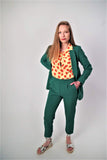 Bluse mit Lippen Muster