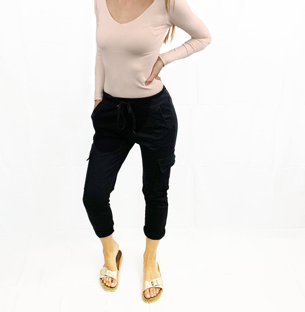 Freizeithose rosa/schwarz/blau