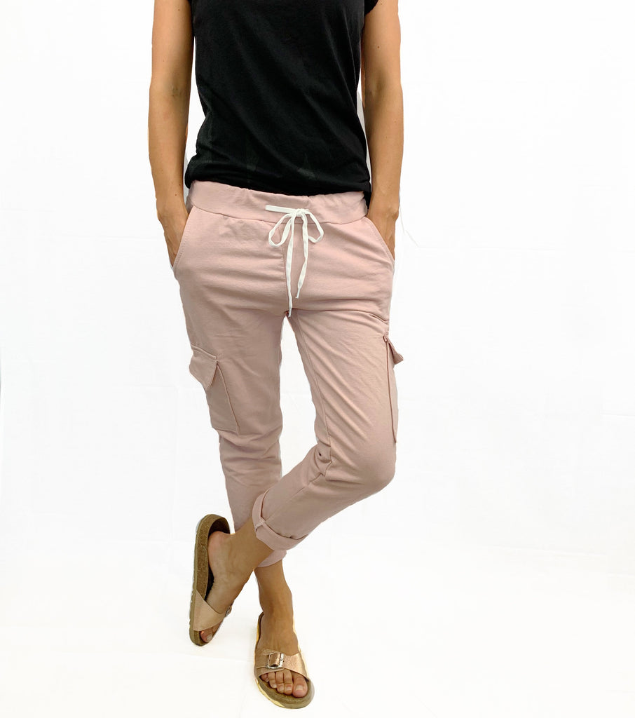 Freizeithose rosa/schwarz/blau