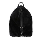 Fleecerucksack, Schwarz oder Braun